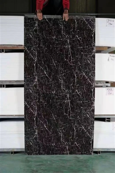 Visoko sijajni 1220x2440 mm 3 mm 2 mm pvc marmor UV plošča