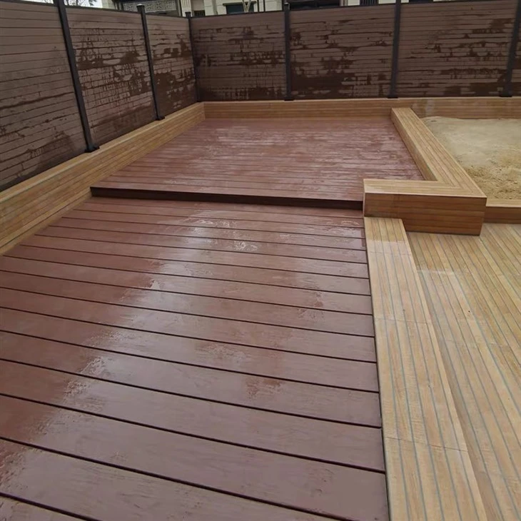 Wood Plastic Composite Outdoor WPC Wall Flooring